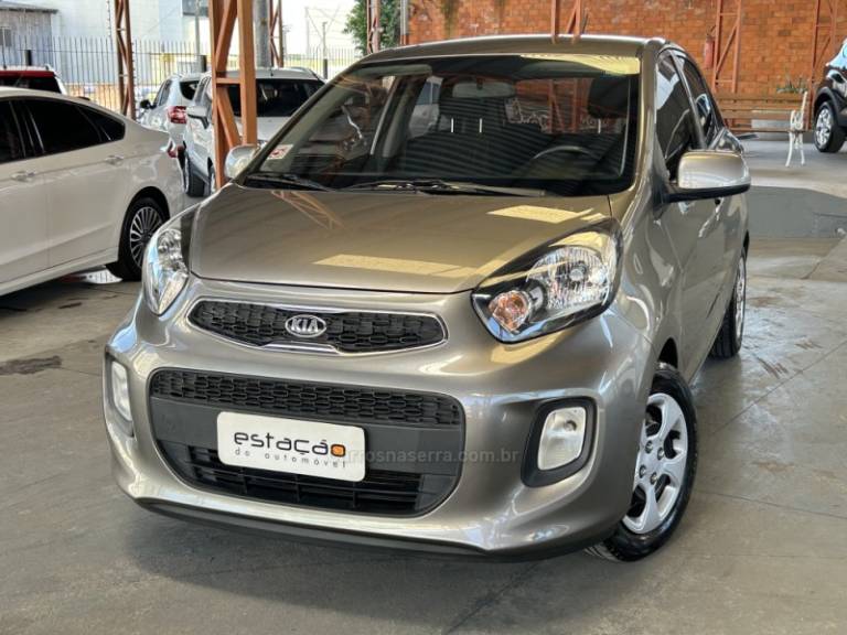 KIA MOTORS - PICANTO - 2015/2016 - Cinza - Sob Consulta